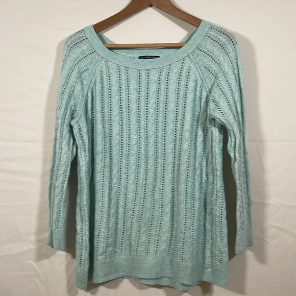 Women’s light turquoise colored sweater M - Picture 1 of 6
